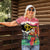 Personalised Vanuatu Joyeux Noel Women Polo Shirt Proud To Be a Ni-Van Sand Drawing Art - Polynesian Pride