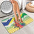 Personalised Malampa Joyeux Noel Bathroom Set Proud To Be a Ni-Van Sand Drawing Art - Polynesian Pride