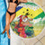 Personalised Malampa Joyeux Noel Beach Blanket Proud To Be a Ni-Van Sand Drawing Art - Polynesian Pride