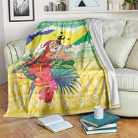 Personalised Malampa Joyeux Noel Blanket Proud To Be a Ni-Van Sand Drawing Art - Polynesian Pride