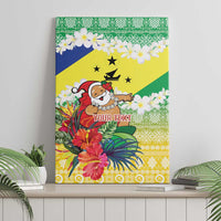 Personalised Malampa Joyeux Noel Canvas Wall Art Proud To Be a Ni-Van Sand Drawing Art - Polynesian Pride