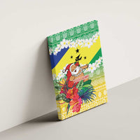 Personalised Malampa Joyeux Noel Canvas Wall Art Proud To Be a Ni-Van Sand Drawing Art - Polynesian Pride