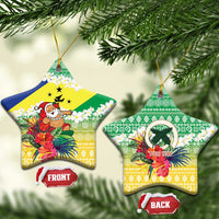 Personalised Malampa Joyeux Noel Ceramic Ornament Proud To Be a Ni-Van Sand Drawing Art - Polynesian Pride