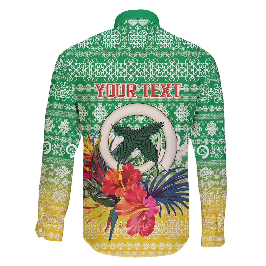 Personalised Malampa Joyeux Noel Family Matching Mermaid Dress and Hawaiian Shirt Proud To Be a Ni-Van Sand Drawing Art - Polynesian Pride