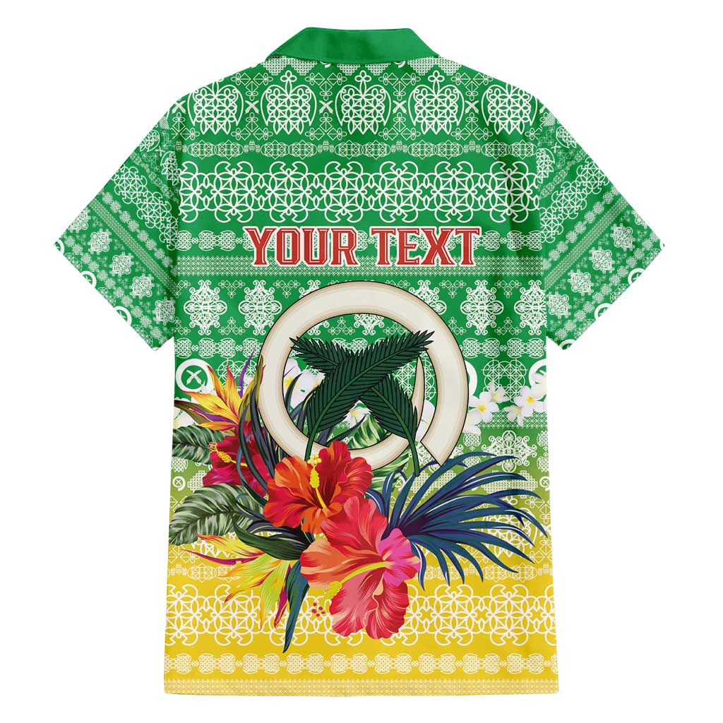 Personalised Malampa Joyeux Noel Family Matching Tank Maxi Dress and Hawaiian Shirt Proud To Be a Ni-Van Sand Drawing Art - Polynesian Pride