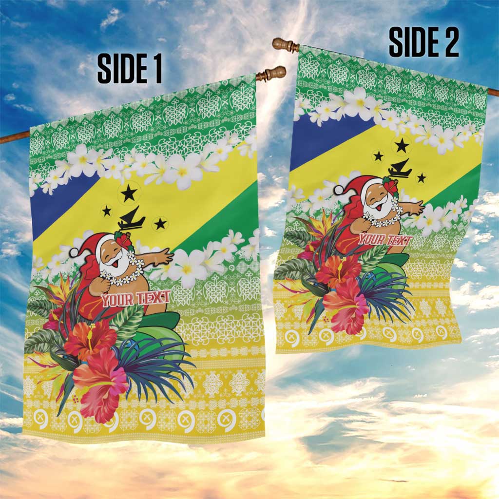 Personalised Malampa Joyeux Noel Garden Flag Proud To Be a Ni-Van Sand Drawing Art - Polynesian Pride