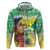 Personalised Malampa Joyeux Noel Hoodie Proud To Be a Ni-Van Sand Drawing Art - Polynesian Pride