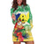 Personalised Malampa Joyeux Noel Hoodie Dress Proud To Be a Ni-Van Sand Drawing Art - Polynesian Pride
