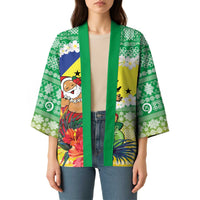Personalised Malampa Joyeux Noel Kimono Proud To Be a Ni-Van Sand Drawing Art - Polynesian Pride