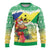 Personalised Malampa Joyeux Noel Ugly Christmas Sweater Proud To Be a Ni-Van Sand Drawing Art - Polynesian Pride