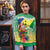 Personalised Malampa Joyeux Noel Ugly Christmas Sweater Proud To Be a Ni-Van Sand Drawing Art - Polynesian Pride