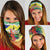 Personalised Malampa Joyeux Noel Neck Gaiter Proud To Be a Ni-Van Sand Drawing Art - Polynesian Pride