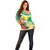 Personalised Malampa Joyeux Noel Off Shoulder Sweater Proud To Be a Ni-Van Sand Drawing Art - Polynesian Pride