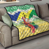 Personalised Malampa Joyeux Noel Quilt Proud To Be a Ni-Van Sand Drawing Art - Polynesian Pride