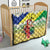 Personalised Malampa Joyeux Noel Quilt Proud To Be a Ni-Van Sand Drawing Art - Polynesian Pride