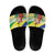 Personalised Malampa Joyeux Noel Slide Sandals Proud To Be a Ni-Van Sand Drawing Art - Polynesian Pride