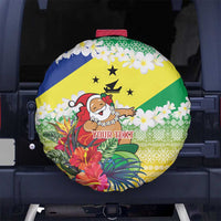 Personalised Malampa Joyeux Noel Spare Tire Cover Proud To Be a Ni-Van Sand Drawing Art - Polynesian Pride