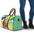 Personalised Malampa Joyeux Noel Travel Bag Proud To Be a Ni-Van Sand Drawing Art - Polynesian Pride