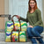 Personalised Malampa Joyeux Noel Travel Bag Proud To Be a Ni-Van Sand Drawing Art - Polynesian Pride