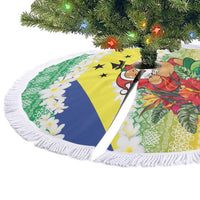 Malampa Joyeux Noel Tree Skirt Proud To Be a Ni-Van Sand Drawing Art - Polynesian Pride