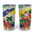 Personalised Malampa Joyeux Noel Tumbler Cup Proud To Be a Ni-Van Sand Drawing Art - Polynesian Pride
