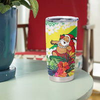 Personalised Malampa Joyeux Noel Tumbler Cup Proud To Be a Ni-Van Sand Drawing Art - Polynesian Pride