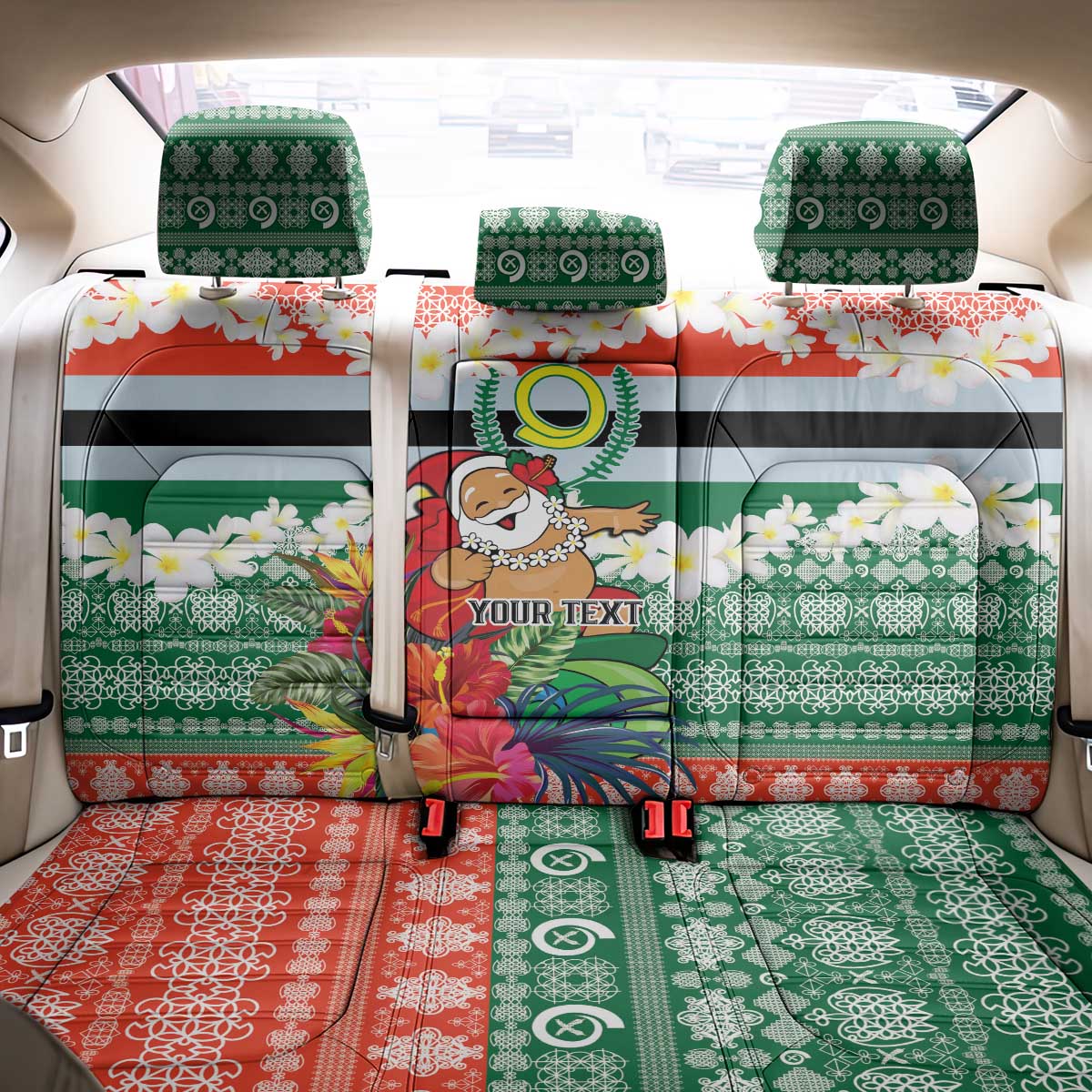 Personalised Penama Joyeux Noel Back Car Seat Cover Proud To Be a Ni-Van Sand Drawing Art - Polynesian Pride
