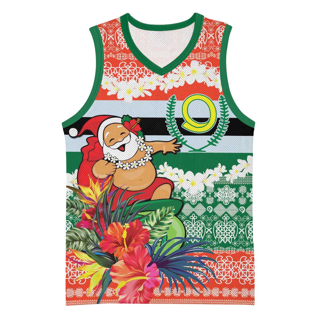 Personalised Penama Joyeux Noel Basketball Jersey Proud To Be a Ni-Van Sand Drawing Art - Polynesian Pride