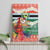 Personalised Penama Joyeux Noel Canvas Wall Art Proud To Be a Ni-Van Sand Drawing Art - Polynesian Pride