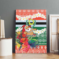 Personalised Penama Joyeux Noel Canvas Wall Art Proud To Be a Ni-Van Sand Drawing Art - Polynesian Pride