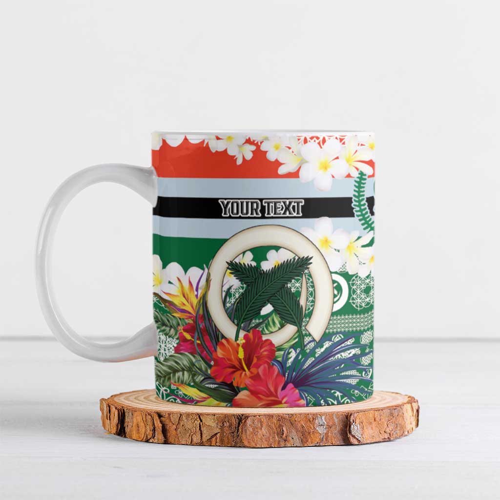 Personalised Penama Joyeux Noel Ceramic Mug Proud To Be a Ni-Van Sand Drawing Art - Polynesian Pride