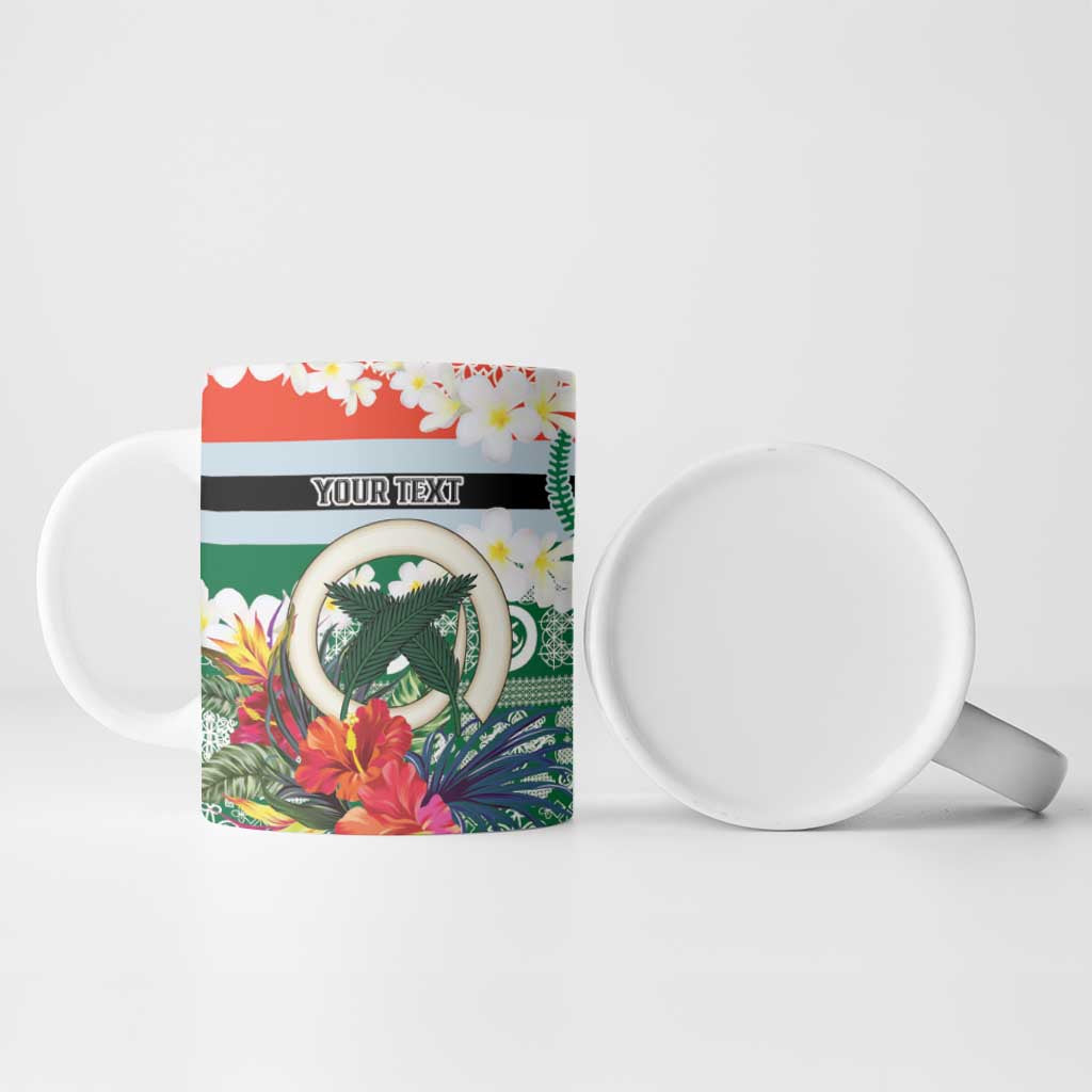 Personalised Penama Joyeux Noel Ceramic Mug Proud To Be a Ni-Van Sand Drawing Art - Polynesian Pride
