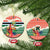 Personalised Penama Joyeux Noel Ceramic Ornament Proud To Be a Ni-Van Sand Drawing Art - Polynesian Pride