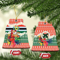 Personalised Penama Joyeux Noel Ceramic Ornament Proud To Be a Ni-Van Sand Drawing Art - Polynesian Pride