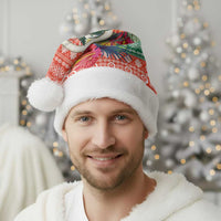 Personalised Penama Joyeux Noel Christmas Santa Hat Proud To Be a Ni-Van Sand Drawing Art - Polynesian Pride