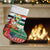Personalised Penama Joyeux Noel Christmas Stocking Proud To Be a Ni-Van Sand Drawing Art - Polynesian Pride