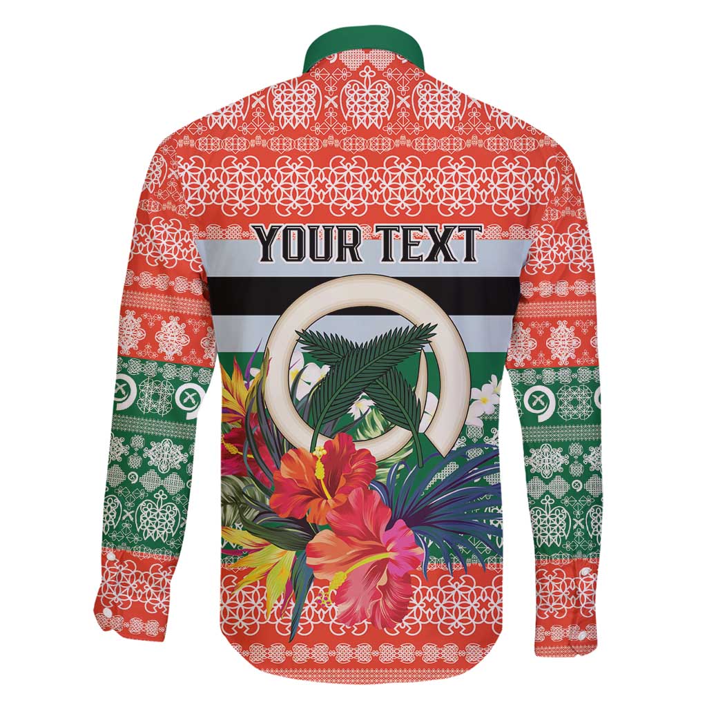 Personalised Penama Joyeux Noel Family Matching Long Sleeve Bodycon Dress and Hawaiian Shirt Proud To Be a Ni-Van Sand Drawing Art - Polynesian Pride