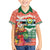 Personalised Penama Joyeux Noel Family Matching Long Sleeve Bodycon Dress and Hawaiian Shirt Proud To Be a Ni-Van Sand Drawing Art - Polynesian Pride