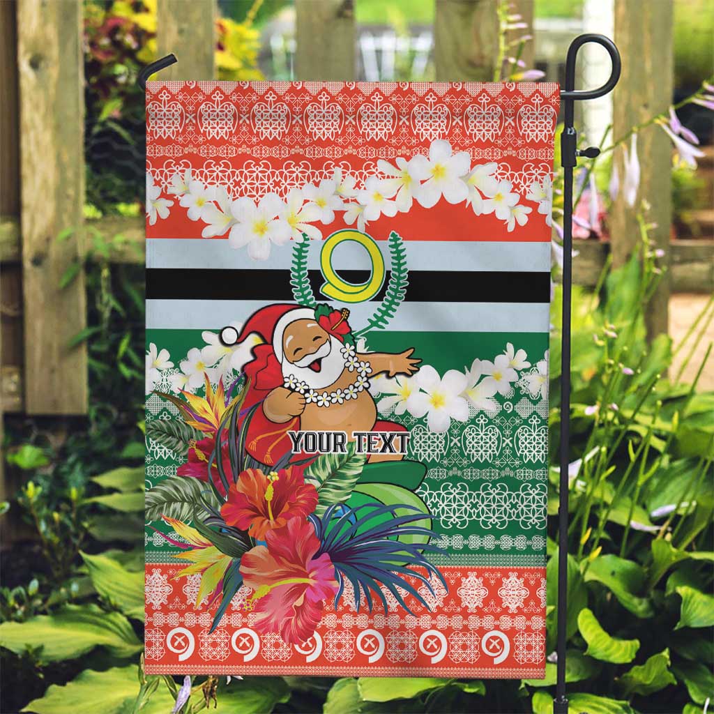 Personalised Penama Joyeux Noel Garden Flag Proud To Be a Ni-Van Sand Drawing Art - Polynesian Pride