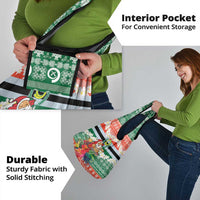 Personalised Penama Joyeux Noel Grocery Bag Proud To Be a Ni-Van Sand Drawing Art - Polynesian Pride