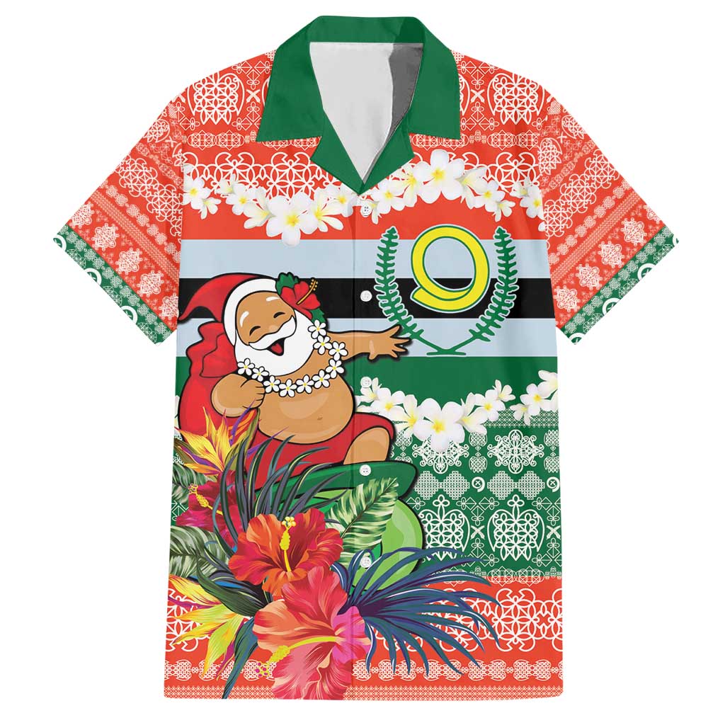 Personalised Penama Joyeux Noel Hawaiian Shirt Proud To Be a Ni-Van Sand Drawing Art - Polynesian Pride