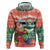 Personalised Penama Joyeux Noel Hoodie Proud To Be a Ni-Van Sand Drawing Art - Polynesian Pride