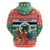 Personalised Penama Joyeux Noel Hoodie Proud To Be a Ni-Van Sand Drawing Art - Polynesian Pride
