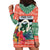 Personalised Penama Joyeux Noel Hoodie Dress Proud To Be a Ni-Van Sand Drawing Art - Polynesian Pride