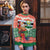 Personalised Penama Joyeux Noel Ugly Christmas Sweater Proud To Be a Ni-Van Sand Drawing Art - Polynesian Pride