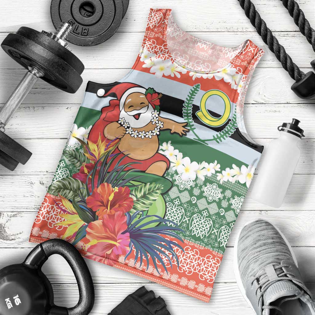 Personalised Penama Joyeux Noel Men Tank Top Proud To Be a Ni-Van Sand Drawing Art - Polynesian Pride