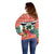 Personalised Penama Joyeux Noel Off Shoulder Sweater Proud To Be a Ni-Van Sand Drawing Art - Polynesian Pride