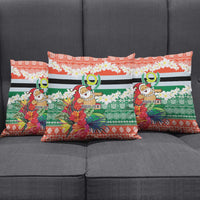 Personalised Penama Joyeux Noel Pillow Cover Proud To Be a Ni-Van Sand Drawing Art - Polynesian Pride