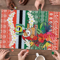 Personalised Penama Joyeux Noel Puzzle Proud To Be a Ni-Van Sand Drawing Art - Polynesian Pride