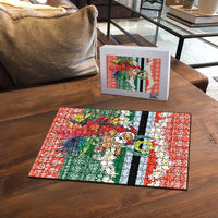 Personalised Penama Joyeux Noel Puzzle Proud To Be a Ni-Van Sand Drawing Art - Polynesian Pride